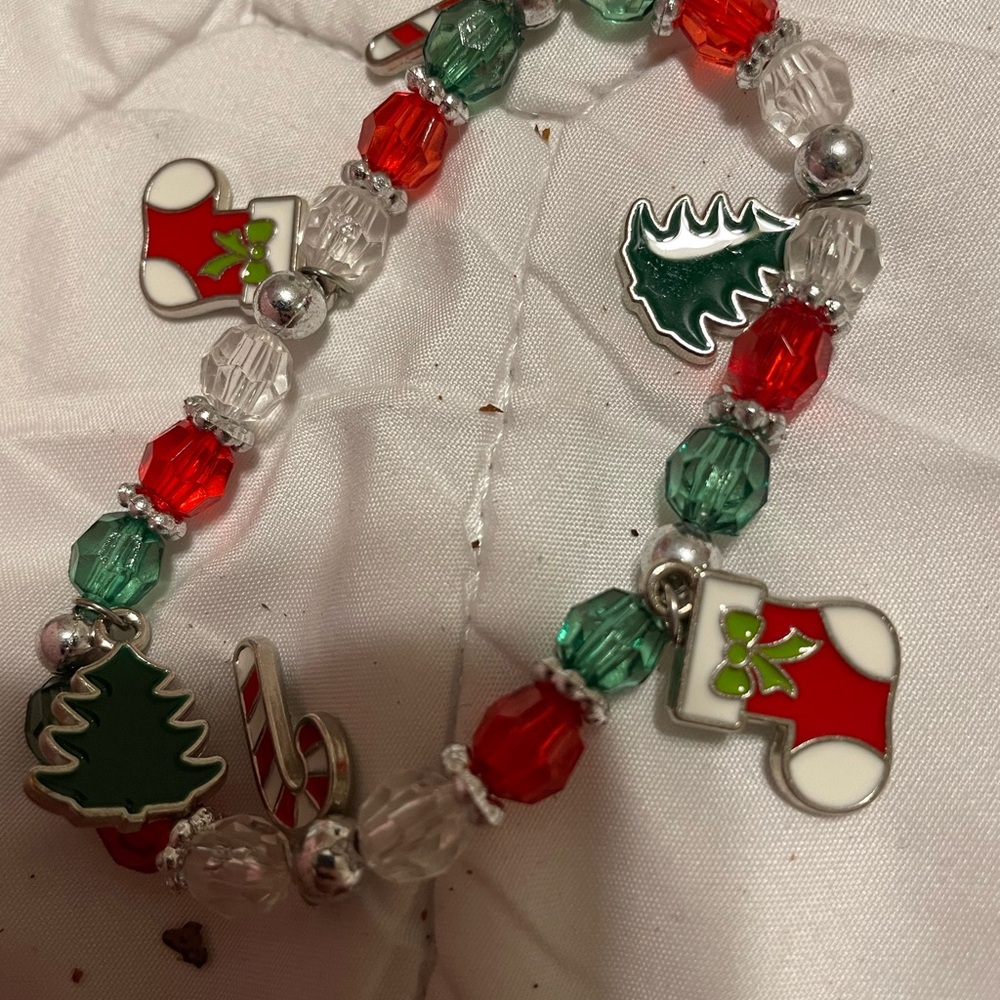 Festive Christmas Charm Bracelet